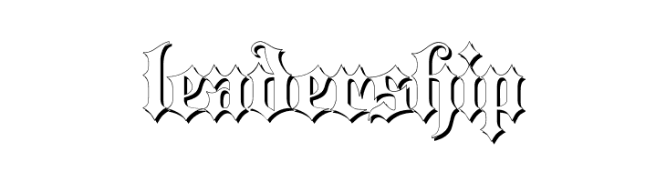 Blackletter Shadow  Free Fonts Download