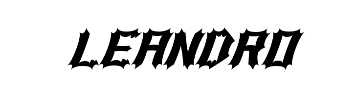 Luciferius Italic  Free Fonts Download