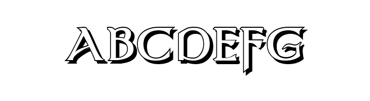 Dumbledor 3 Shadow  Free Fonts Download