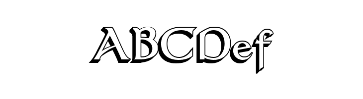 Dumbledor 3 3D  Free Fonts Download