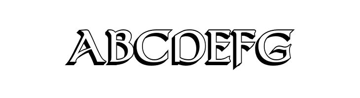 Dumbledor 2 3D  Free Fonts Download