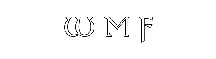 Dumbledor 3 Outline  Free Fonts Download