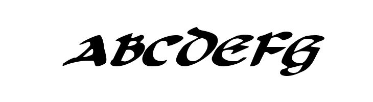Cry Uncial Italic  Free Fonts Download