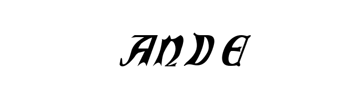 QuaelGothicItalicsCondensed  Free Fonts Download