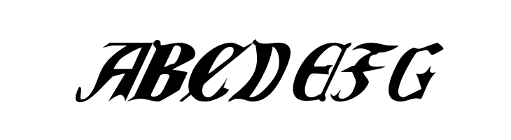 QuaelGothicItalics  Free Fonts Download