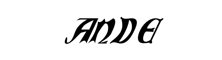 QuaelGothicItalics  Free Fonts Download