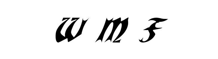 QuaelGothicItalics  Free Fonts Download