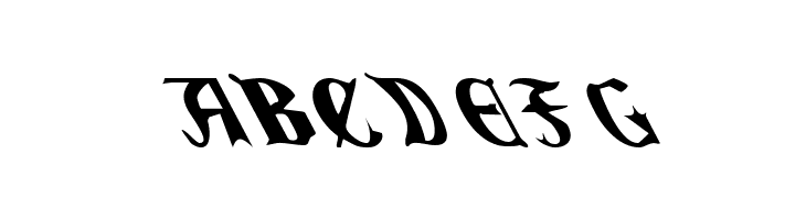 QuaelGothicLeftyCondensed  Free Fonts Download