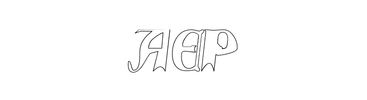 QuaelGothicHollow  Free Fonts Download