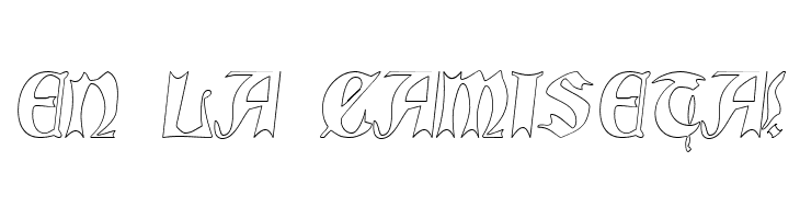 QuaelGothicHollow  Free Fonts Download