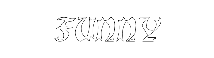 QuaelGothicHollow  Free Fonts Download