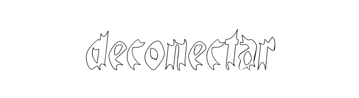 QuaelGothicHollow  Free Fonts Download