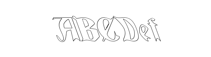 QuaelGothicHollowLefty  Free Fonts Download