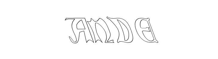 QuaelGothicHollowLefty  Free Fonts Download