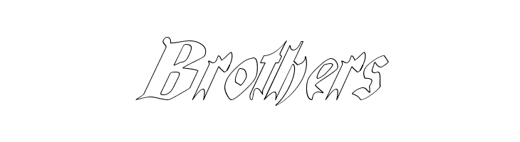 QuaelGothicHollowItalics  Free Fonts Download