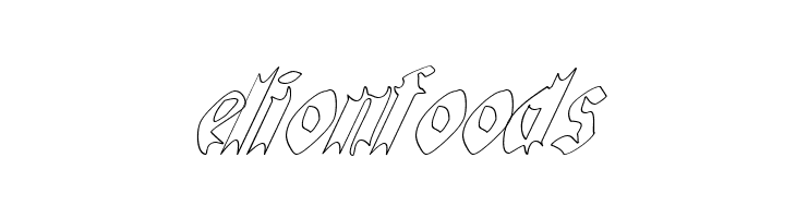 QuaelGothicHollowItalics  Free Fonts Download