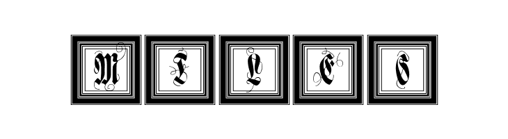 FramedFraxCaps  Free Fonts Download