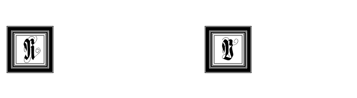 FramedFraxCaps  Free Fonts Download