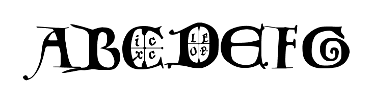 12th century caps  Free Fonts Download