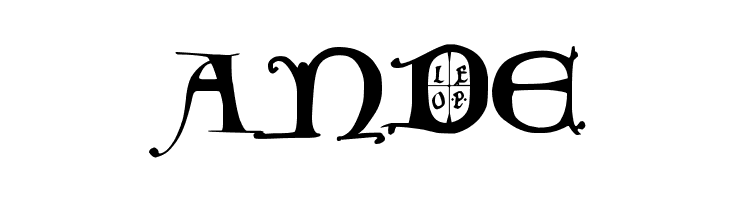 12th century caps  Free Fonts Download