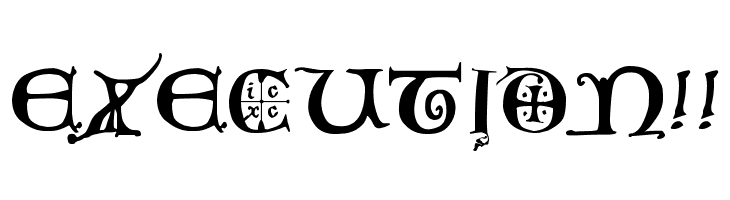 12th century caps  Free Fonts Download