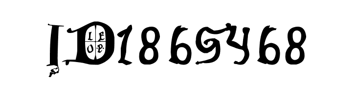 12th century caps  Free Fonts Download