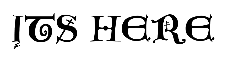 12th century caps  Free Fonts Download