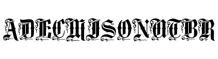 MiddleSaxonyText  Free Fonts Download