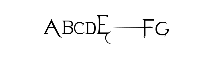 Evanescence Series B Prespaced  Free Fonts Download