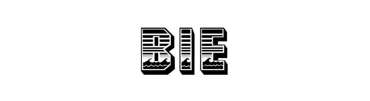 Ocean View Initials  Free Fonts Download