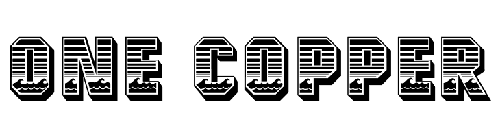 Ocean View Initials  Free Fonts Download