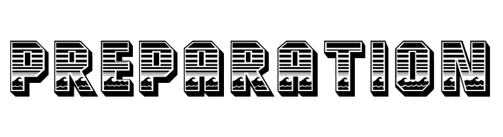 Ocean View Initials  Free Fonts Download