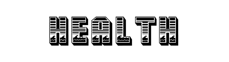 Ocean View Initials  Free Fonts Download