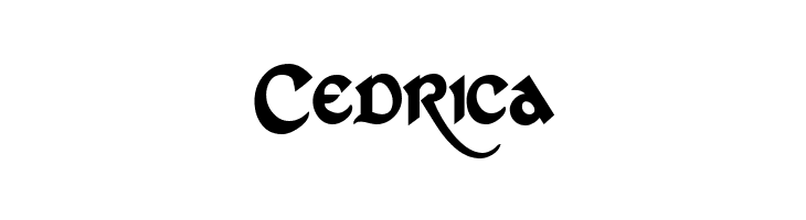 Cedrica St Charles Font