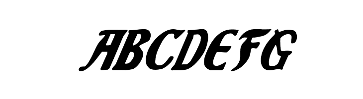 Sable Lion Italic  Free Fonts Download