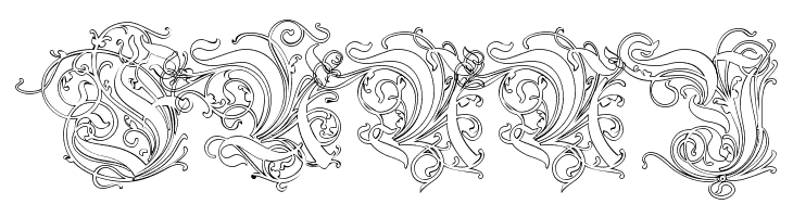 Ruritania-Outline  Free Fonts Download