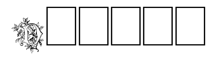 Cherubim Initials  Free Fonts Download