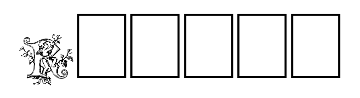 Cherubim Initials  Free Fonts Download