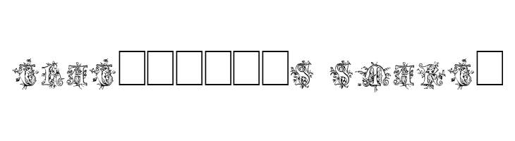 Cherubim Initials  Free Fonts Download