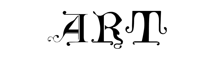 British Museum, 14th c.  Free Fonts Download