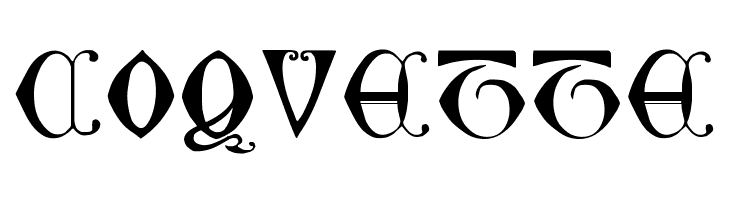 British Museum, 14th c.  Free Fonts Download