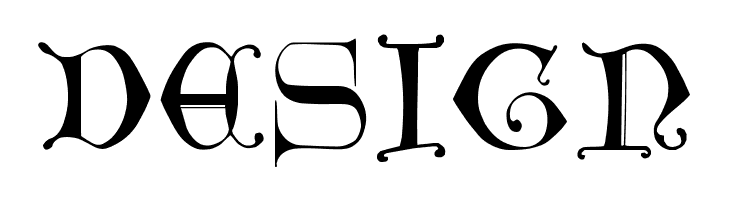 British Museum, 14th c.  Free Fonts Download