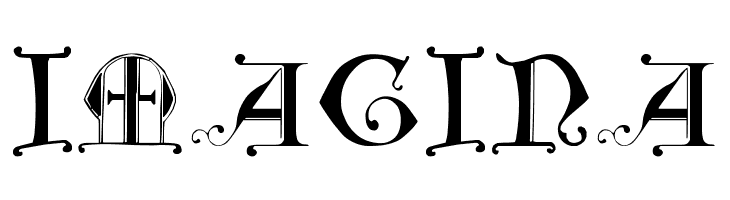 British Museum, 14th c.  Free Fonts Download