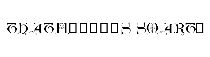 British Museum, 14th c.  Free Fonts Download