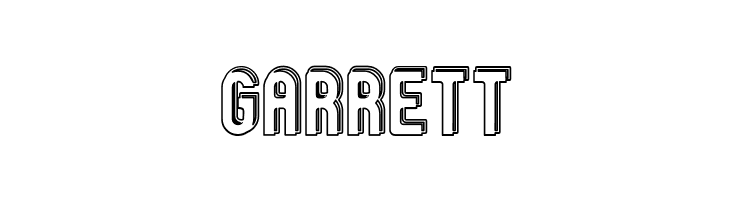 GM Exp Offset Doubleoutline  Free Fonts Download