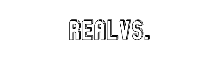 GM Exp Offset Doubleoutline  Free Fonts Download