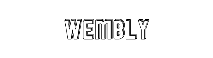 GM Exp Offset Doubleoutline  Free Fonts Download