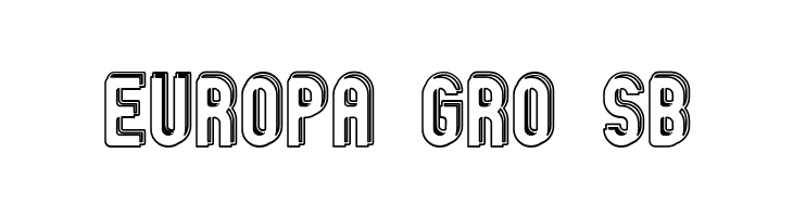 GM Exp Offset Doubleoutline  Free Fonts Download