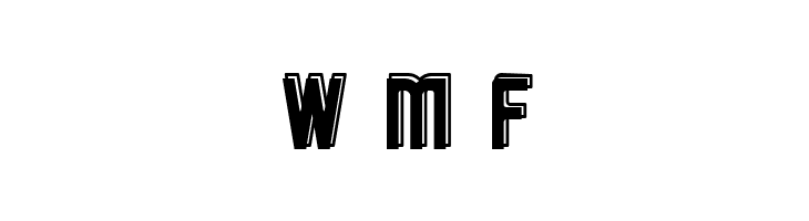 GM Exp Offset Outline  Free Fonts Download