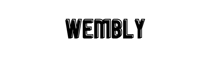 GM Exp Offset Outline  Free Fonts Download